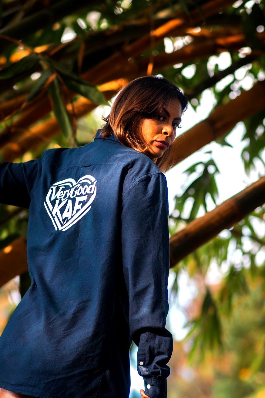 Chemise Navy · Back Logo VERYGOODKAF